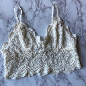 Zara Lace Crop Top